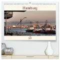 Hamburg Hafen (hochwertiger Premium Wandkalender 2025 DIN A2 quer), Kunstdruck in Hochglanz - Heinz Pompsch