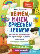 Cover-Bild zum Titel 'Reimen, Malen, Sprechen lernen! 80 Ideen zum Sprechzeichnen und kreative Malreime zur Stärkung von Feinmotorik, Konzentration und Aussprache' von 'Wiebke Schomaker'