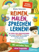 Cover-Bild zum Titel 'Reimen, Malen, Sprechen lernen! 80 Ideen zum Sprechzeichnen und kreative Malreime zur Stärkung von Feinmotorik, Konzentration und Aussprache' von 'Wiebke Schomaker'