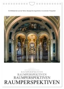 Cover-Bild zum Titel 'Raumperspektiven (Wandkalender 2026 DIN A4 hoch), CALVENDO Monatskalender' von 'Alexander Bartek'