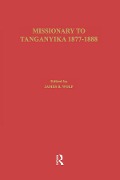 Cover-Bild zum Titel 'Missionary of Tanganyika 1877-1888' von 'Edward Coode Hore'