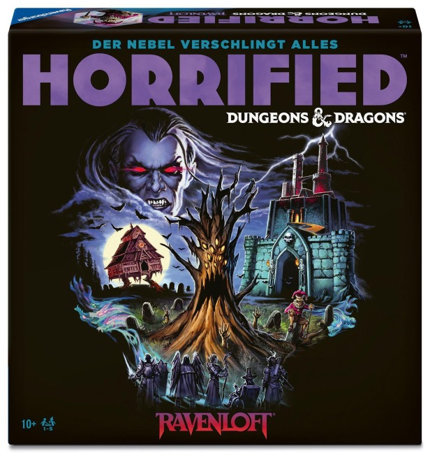 Horrified: Dungeons & Dragons Ravenloft - Gesellschaftsspiel & Brettspiel ab 10 Jahre - Prospero Hall