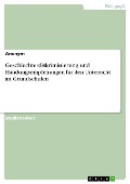 Cover-Bild zum Titel 'Geschlechterdiskriminierung und Handungsempfehungen für den Unterricht an Grundschulen' von ''