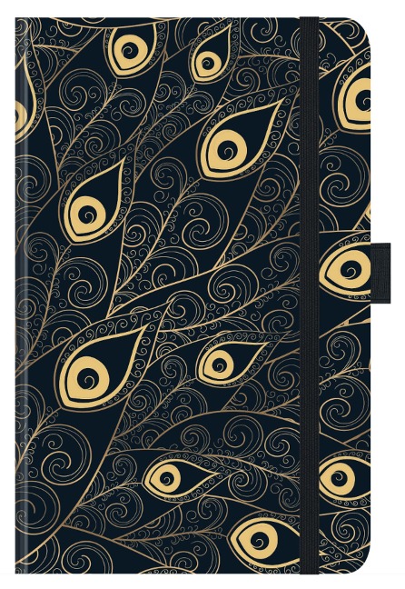 Buchkalender Times Small12 Trend Pfauenaugen 2024 - 