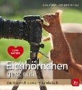 Cover-Bild zum Titel 'Eichhörnchen ganz nah' von 'Heike Adam, Rainer Kauffelt'