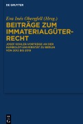 Beiträge zum Immaterialgüterrecht - 