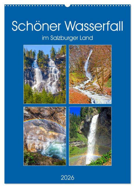 Schöner Wasserfall (Wandkalender 2026 DIN A2 hoch), CALVENDO Monatskalender - Christa Kramer
