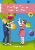 Cover-Bild zum Titel 'Die Tigerbande feiert ein Fest' von 'Nina Skauge'