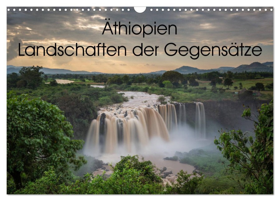 Äthiopien Landschaften der Gegensätze (Wandkalender 2026 DIN A3 quer), CALVENDO Monatskalender - Salke Hartung