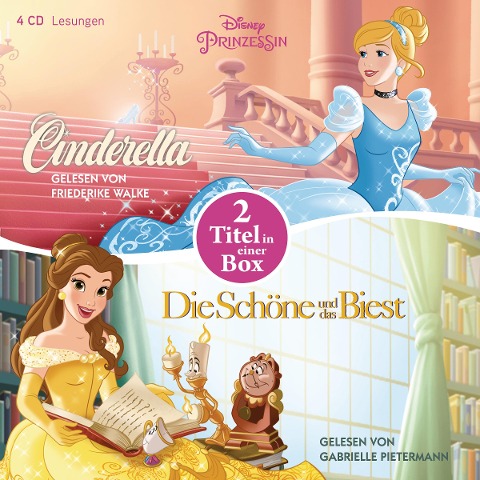 Disney Prinzessin: Die Schöne und das Biest - Cinderella - 
