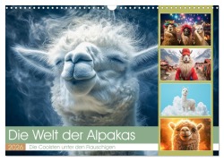 Cover-Bild zum Titel 'Die Welt der Alpakas (Wandkalender 2026 DIN A3 quer), CALVENDO Monatskalender' von 'Steffen Gierok-Latniak'