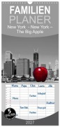 Cover-Bild zum Titel 'Familienplaner 2027 - New York - The Big Apple mit 5 Spalten (Wandkalender, 21 x 45 cm) CALVENDO' von 'Peter Härlein'
