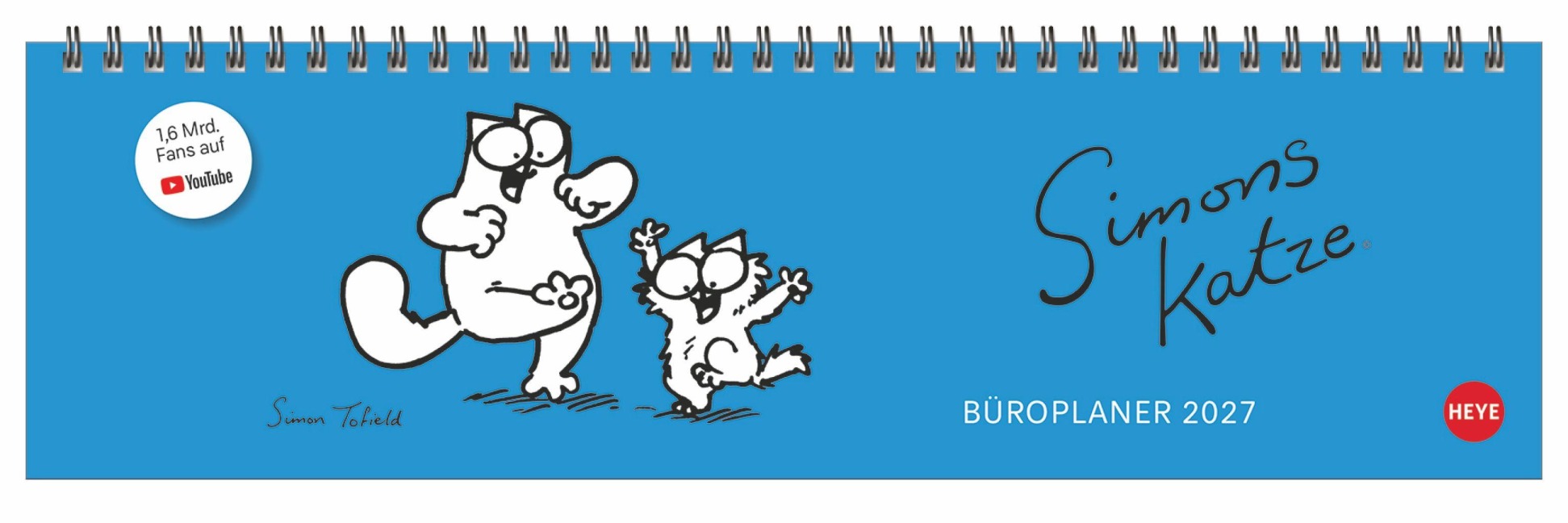 Simons Katze Büroplaner 2027 - Simon Tofield