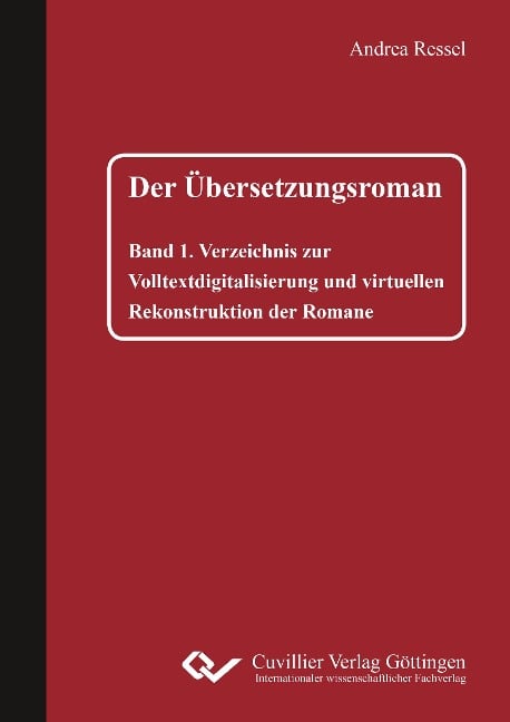 Der Übersetzungsroman - Andrea Ressel