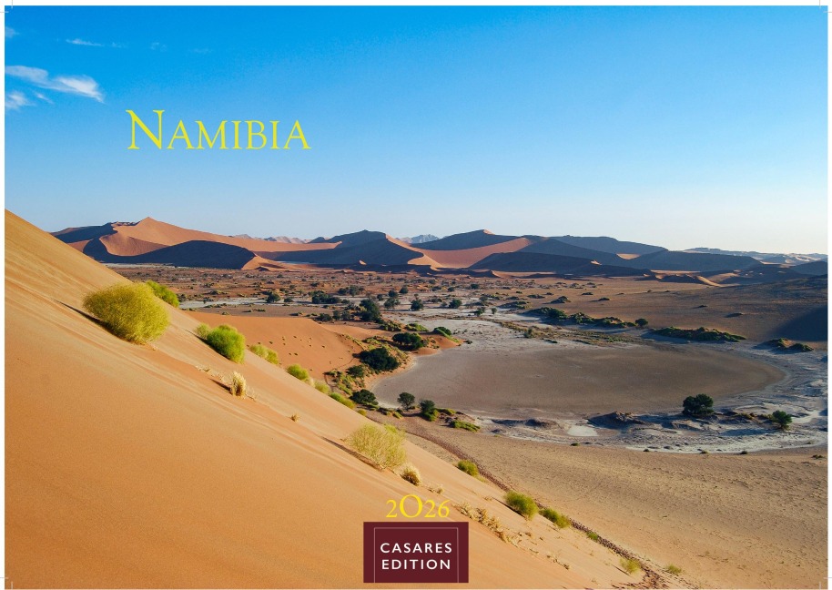 Namibia Kalender 2026 - Wandkalender | Fotokalender Afrika 35x50 cm - . mit atemberaubenden Landschaftsfotos und der Tierwelt. - 
