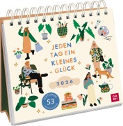 Postkartenkalender 2026: Jeden Tag ein kleines Glück - 