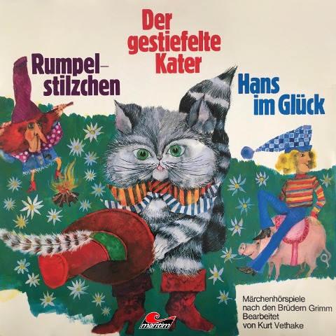 Gebrüder Grimm, Rumpelstilzchen / Der gestiefelte Kater / Hans im Glück - Gebrüder Grimm, Kurt Vethake