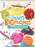 Cover-Bild zum Titel 'Little Hearts - Big Feelings - Mein Gefühle-Malbuch' von 'Martina Helfrich'