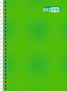 Cover-Bild zum Titel 'rido/idé 7021007016 | Buchkalender Mod. futura 2 2026 | A5, Papier, grün' von ''