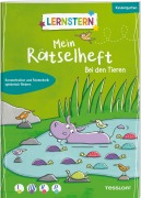 Cover-Bild zum Titel 'LERNSTERN. Mein Rätselheft Kindergarten. Bei den Tieren' von ''