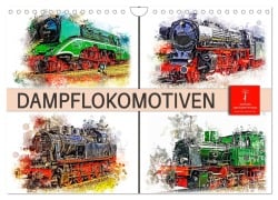 Beeindruckende Dampflokomotiven (Wandkalender 2026 DIN A4 quer), CALVENDO Monatskalender - Peter Roder