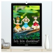 Cover-Bild zum Titel 'Ich bin dankbar - ein Jahr voller Yoga und Achtsamkeit - Yoga Kalender (hochwertiger Premium Wandkalender 2026 DIN A2 hoch), Kunstdruck in Hochglanz' von 'MD-Publishing MD-Publishing'