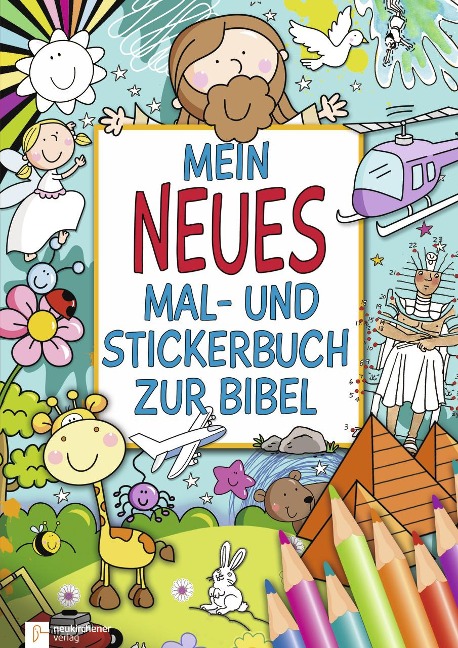 Mein neues Mal- und Stickerbuch zur Bibel - 