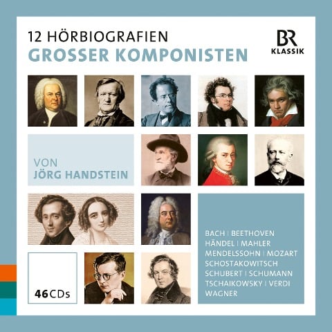 12 Hörbiografien grosser Komponisten - Udo/Gedeck Wachtveitl