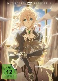 Cover-Bild zum Titel 'Violet Evergarden' von 'Kana Akatsuki, Tatsuhiko Urahata, Reiko Yoshida, Takaaki Suzuki, Evan Call'
