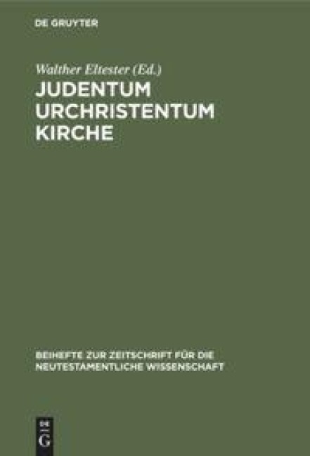 Judentum Urchristentum Kirche - 