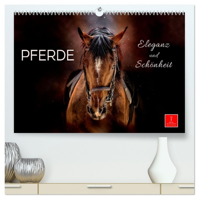 Eleganz und Schönheit - Pferde (hochwertiger Premium Wandkalender 2026 DIN A2 quer), Kunstdruck in Hochglanz - Peter Roder