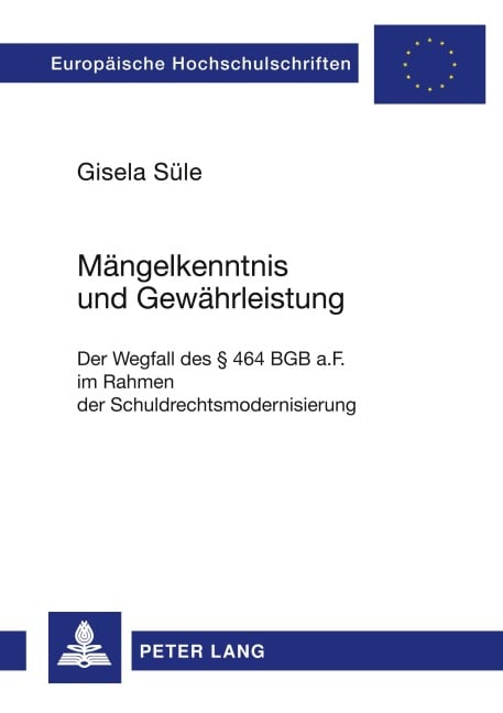 Mängelkenntnis und Gewährleistung - Gisela Süle