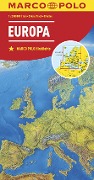 MARCO POLO Länderkarte Europa, physisch 1:2 500 000 Laufzeit bis 2025 - 