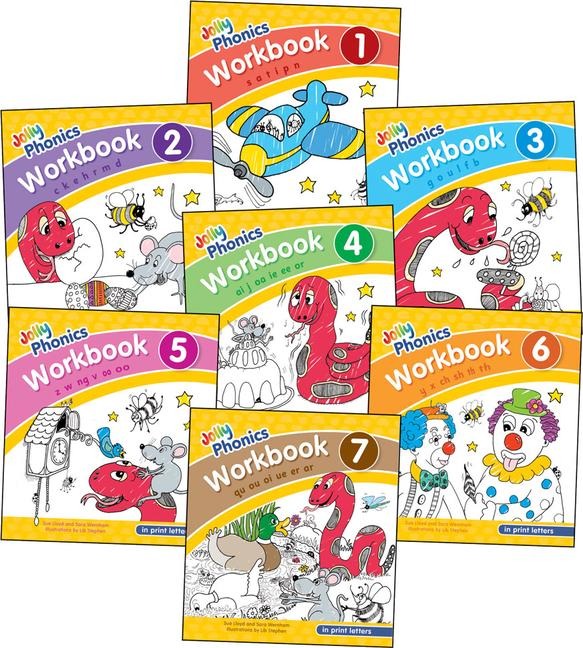 Jolly Phonics Workbooks 1-7 - Sue Lloyd, Sara Wernham