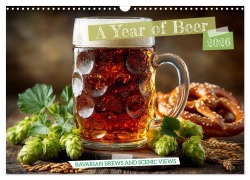 Cover-Bild zum Titel 'A Year of Beer - Bavarian Brews and Scenic Views (Wall Calendar 2026 DIN A3 landscape), CALVENDO 12 Month Wall Calendar' von 'Mb Fotografie'