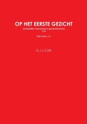 Cover-Bild zum Titel 'Op het eerste gezicht OCR ISBN' von 'G. J. J. Calis'