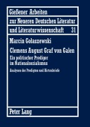 Cover-Bild zum Titel 'Clemens August Graf von Galen' von 'Marcin Golaszewski'