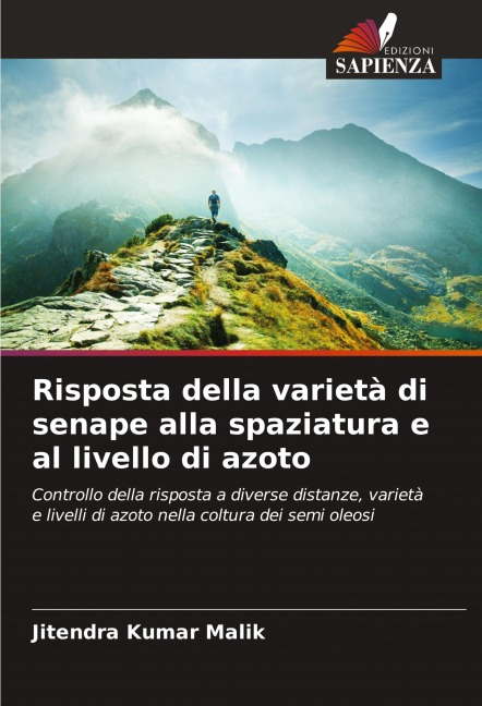 Risposta della varietà di senape alla spaziatura e al livello di azoto - Jitendra Kumar Malik