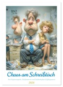 Cover-Bild zum Titel 'Chaos am Schreibtisch (Wandkalender 2026 DIN A2 hoch), CALVENDO Monatskalender' von 'Steffen Gierok-Latniak'