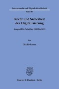 Cover-Bild zum Titel 'Recht und Sicherheit der Digitalisierung' von 'Dirk Heckmann'