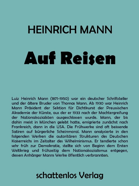 Auf Reisen - Heinrich Mann
