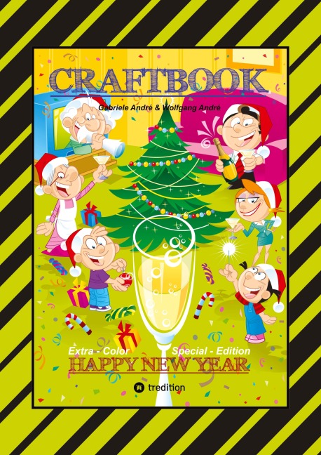 CRAFTBOOK - JUBILÄUMSAUSGABE - WEIHNACHTEN - WINTERSPORT MIT MINI & MANI - SILVESTER - KNIFFELIGE RÄTSEL - SPIEL - Gabriele André, Wolfgang André
