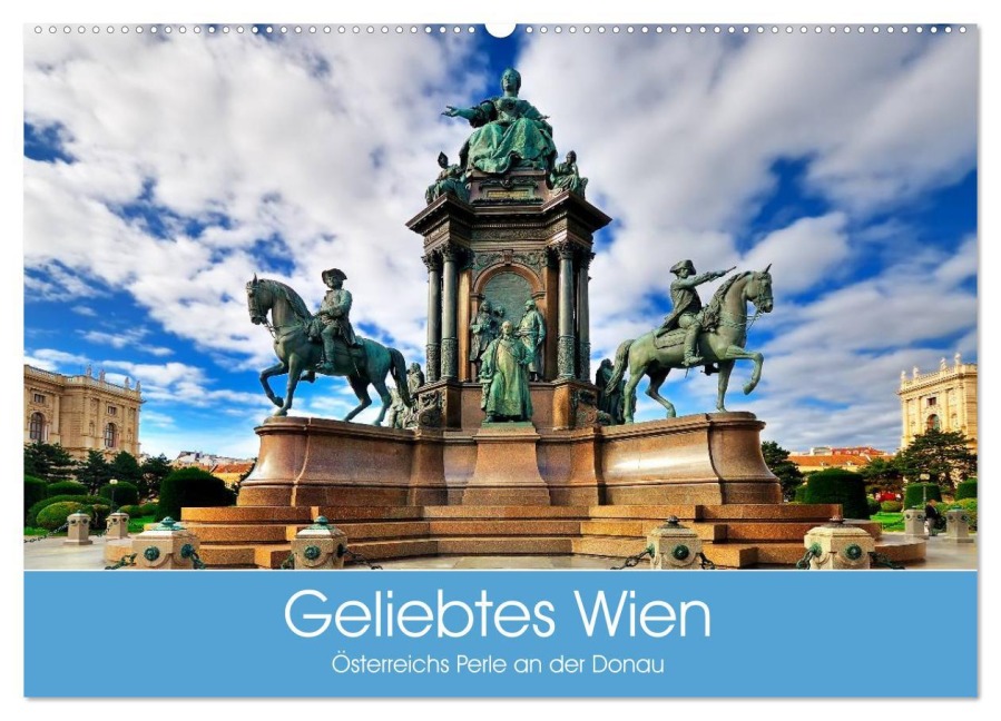 Geliebtes Wien. Österreichs Perle an der Donau (Wandkalender 2026 DIN A2 quer), CALVENDO Monatskalender - Elisabeth Stanzer