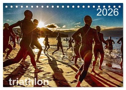 Cover-Bild zum Titel 'TRIATHLON 2026 (Tischkalender 2026 DIN A5 quer), CALVENDO Monatskalender' von 'Ingo Kutsche'