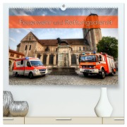 Cover-Bild zum Titel 'Feuerwehr und Rettungsdienst (hochwertiger Premium Wandkalender 2026 DIN A2 quer), Kunstdruck in Hochglanz' von 'Markus Will'