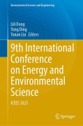 Cover-Bild zum Titel '9th International Conference on Energy and Environmental Science' von ''