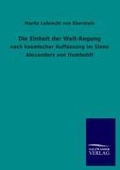 Cover-Bild zum Titel 'Die Einheit der Welt-Regung' von 'Moritz Lebrecht Von Eberstein'