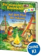 Cover-Bild zum Titel 'Das magische Baumhaus junior 16 - Auf dem Pfad der Indianer' von 'Mary Pope Osborne'