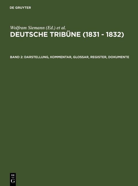 Darstellung, Kommentar, Glossar, Register, Dokumente - 