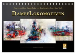 Dampflokomotiven - wunderschöne Dampfloks aus Deutschland und der Welt (Tischkalender 2026 DIN A5 quer), CALVENDO Monatskalender - Peter Roder